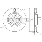 TOMEX Brakes Bremsscheibe